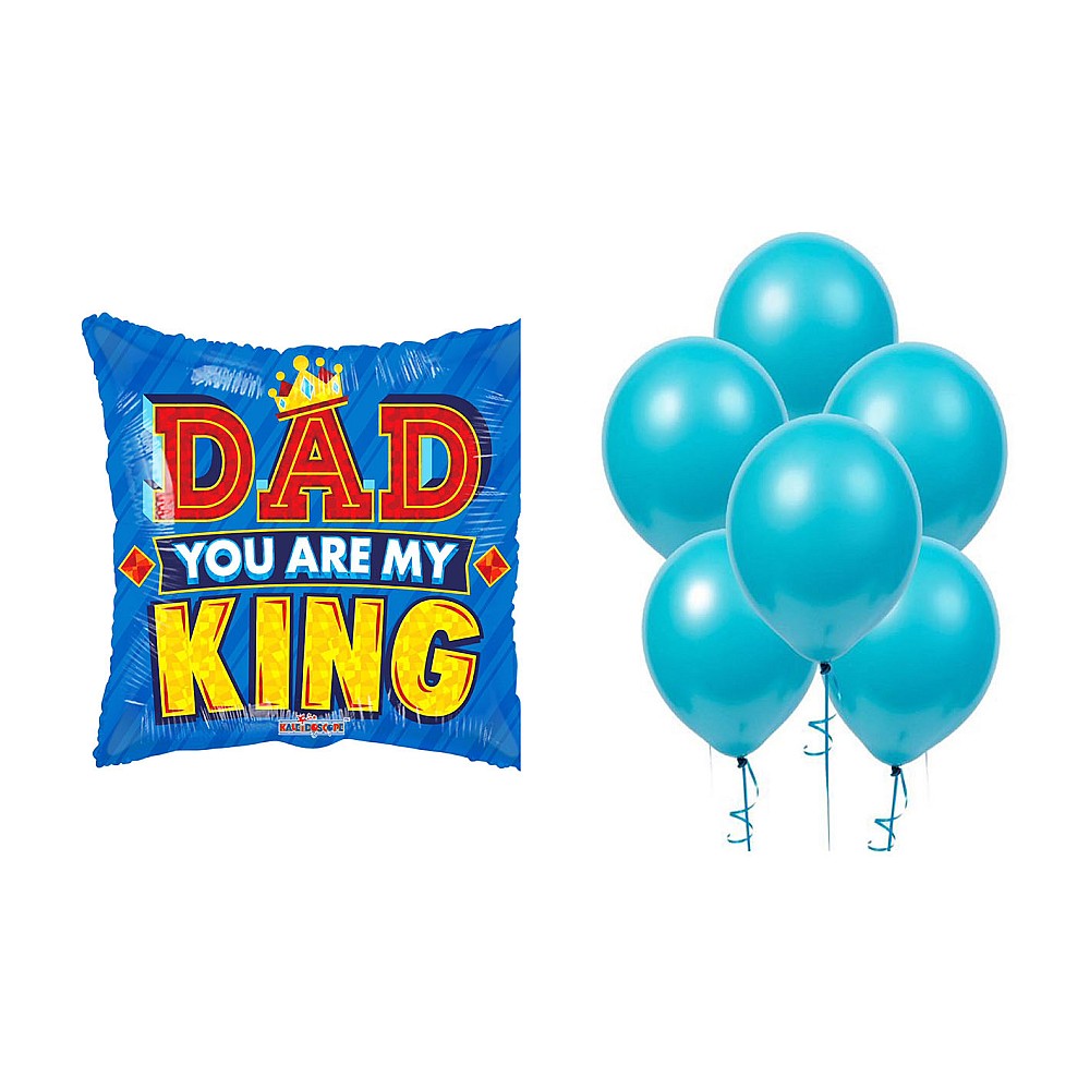 Dad You Are My King Balloon Bundle order gifts online delivery Amman